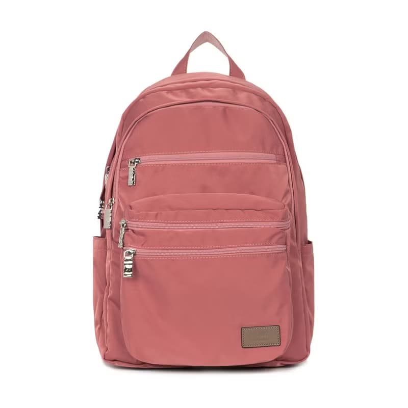 後背包-風旅雙拉鍊防潑水後背包-6003-27-多色任選