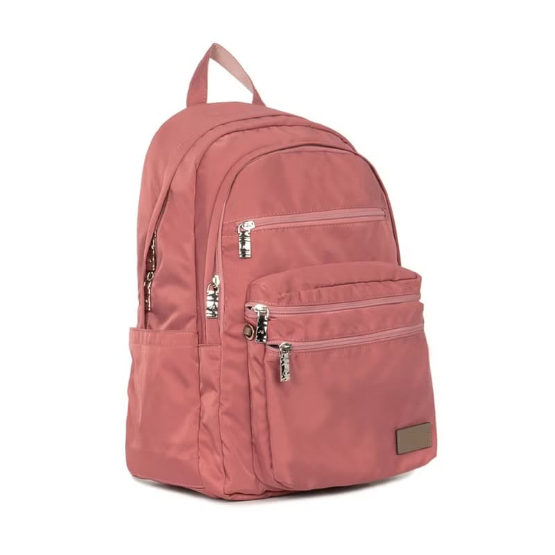 後背包-風旅雙拉鍊防潑水後背包-6003-27-多色任選