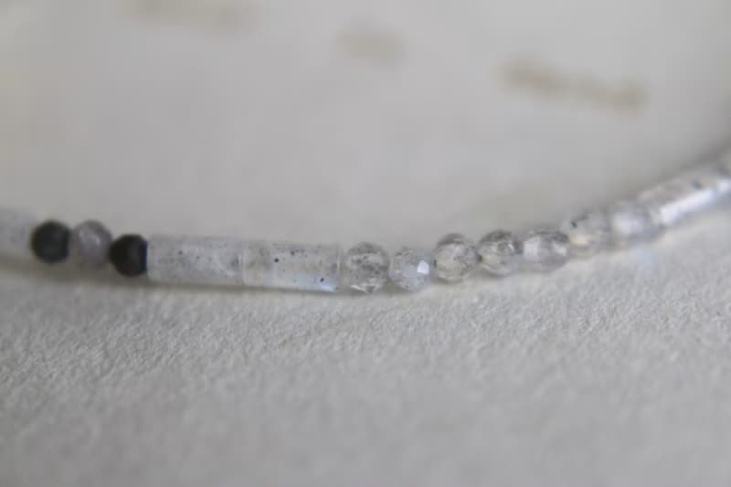 手鍊 蛋黃石 天然石 抵擋負能量 光譜石 - 感謝 -