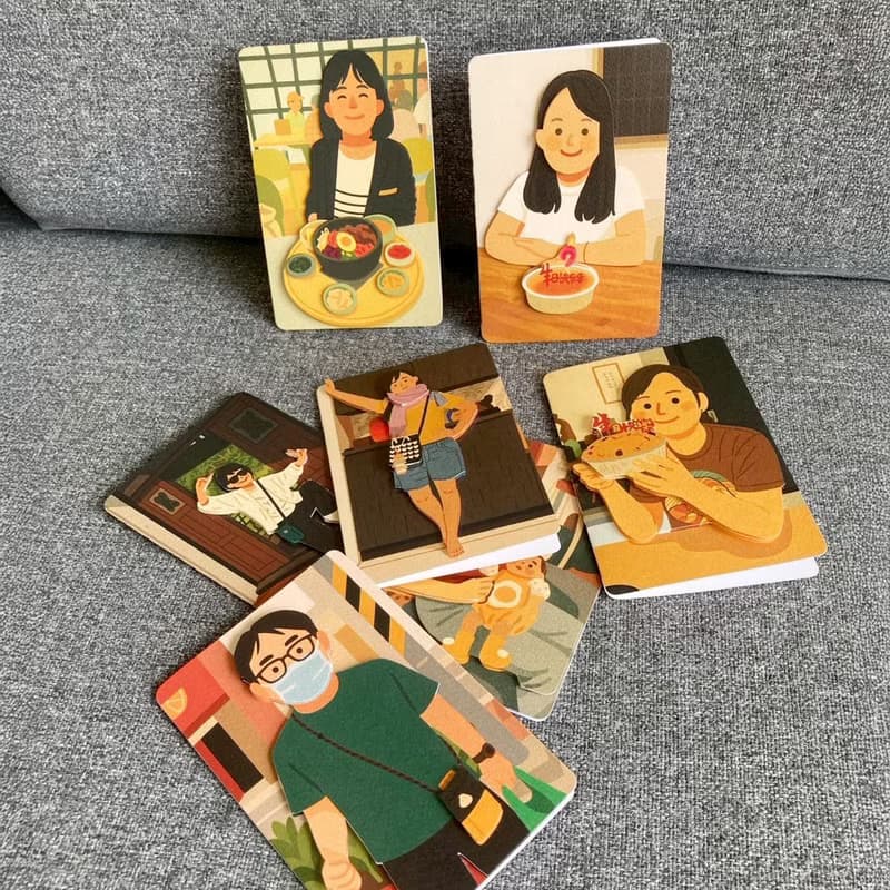 【手工立體卡片】Molly插畫 手工剪紙 卡片     教師節卡片