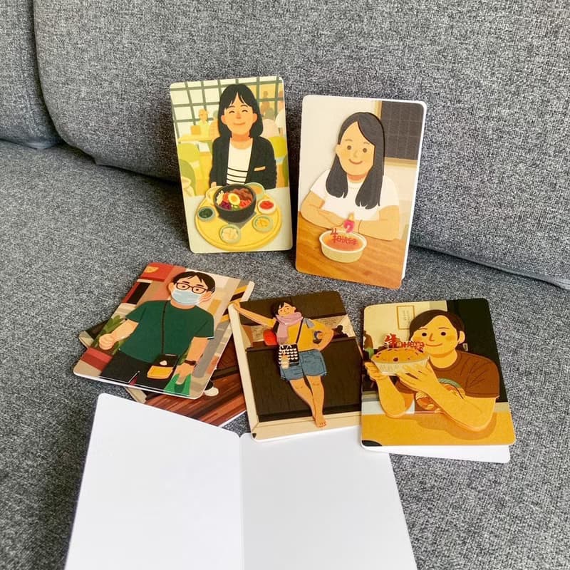 【手工立體卡片】Molly插畫 手工剪紙 卡片     教師節卡片