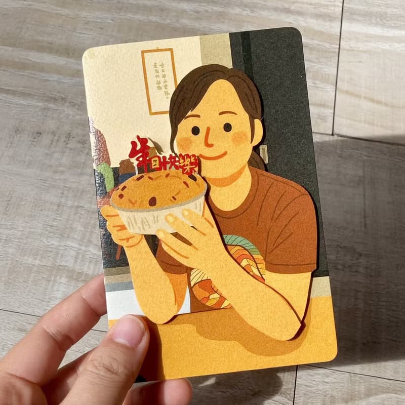 【手工立體卡片】Molly插畫 手工剪紙 卡片     教師節卡片
