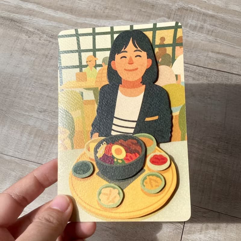 【手工立體卡片】Molly插畫 手工剪紙 卡片     教師節卡片
