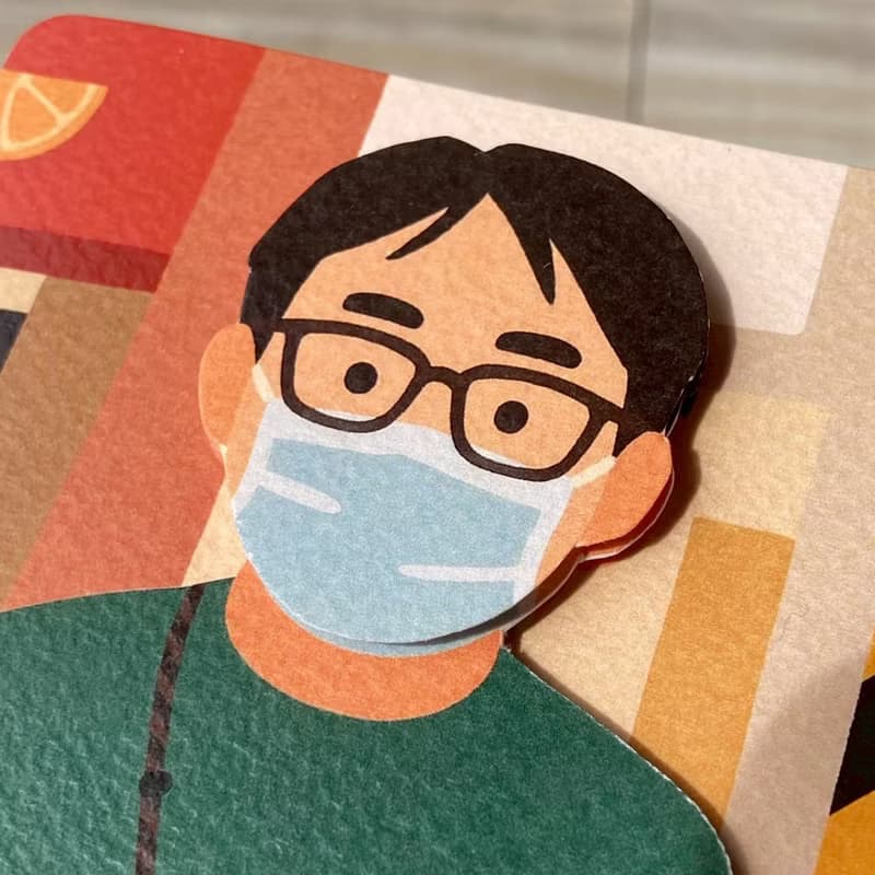 【手工立體卡片】Molly插畫 手工剪紙 卡片     教師節卡片