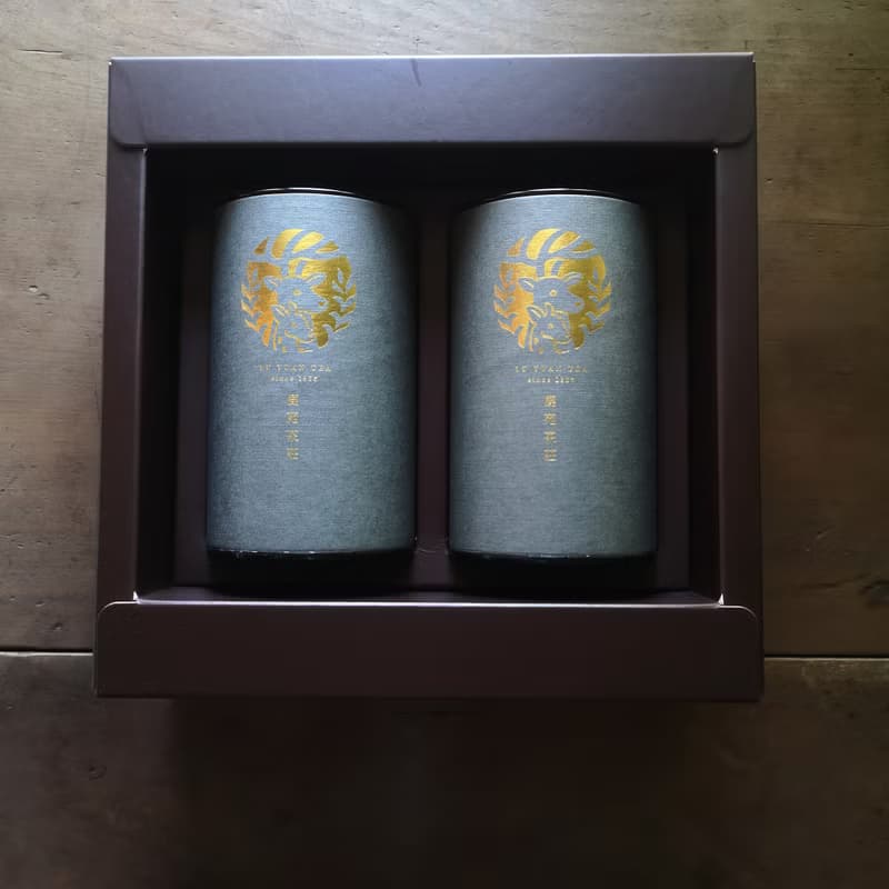 台灣高山茶組【極品獻禮】-手採梨山/阿里山烏龍_玉石禮盒