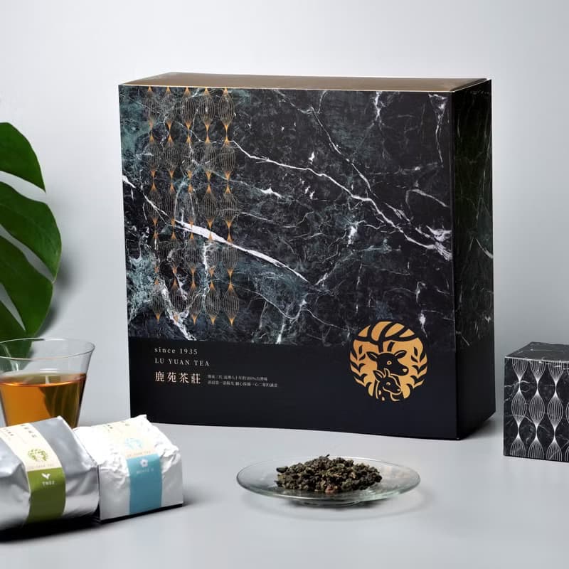 台灣高山茶組【極品獻禮】-手採梨山/阿里山烏龍_玉石禮盒