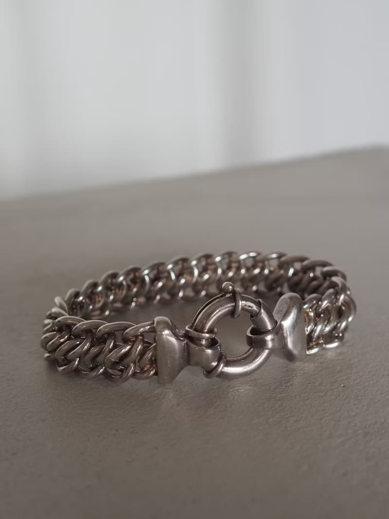 Tiffany & Co ティファニー ダブルチェーン ブレスレット シルバー 925 メンズ ユニセックス ヴィンテージ