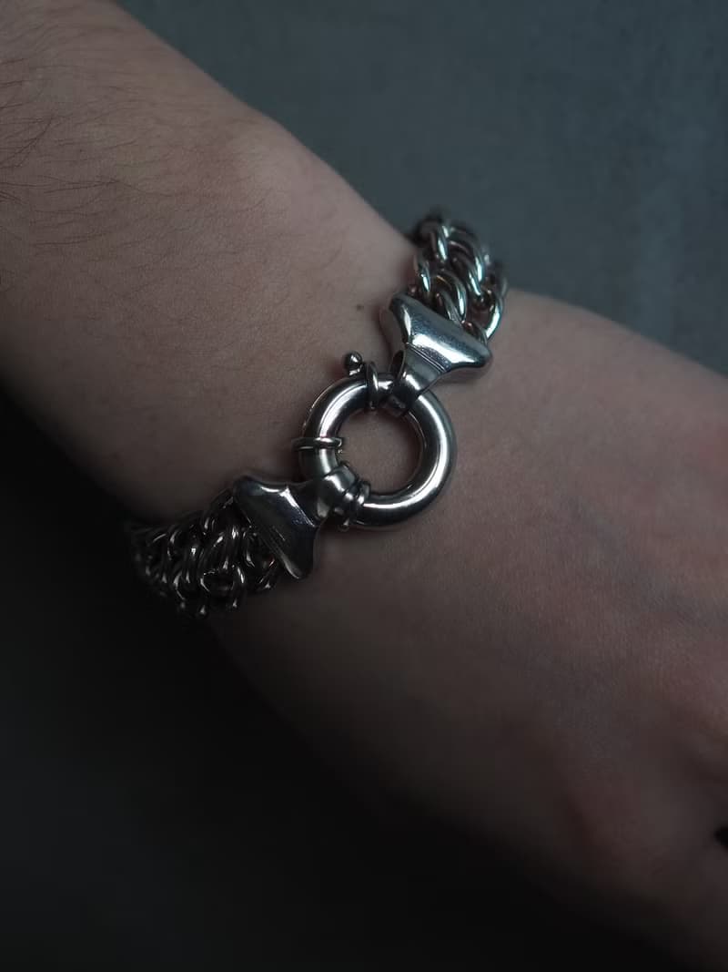Tiffany & Co ティファニー ダブルチェーン ブレスレット シルバー 925 メンズ ユニセックス ヴィンテージ