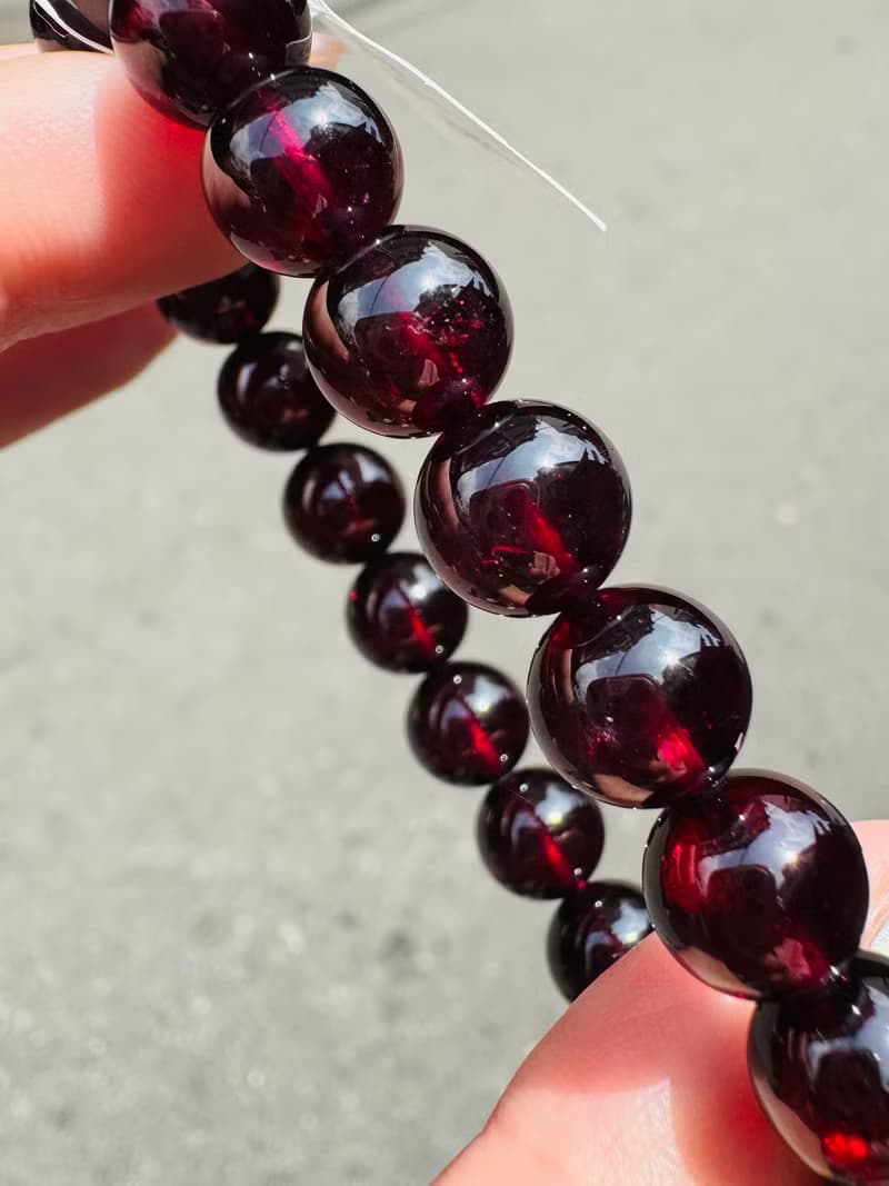 精品絕美晶體紫牙烏水晶7mm20.39g美容水晶氣血循環