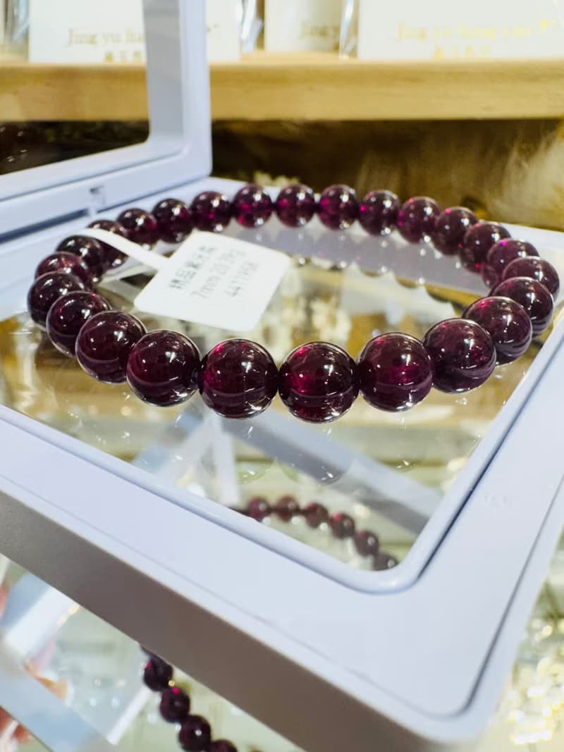 精品絕美晶體紫牙烏水晶7mm20.39g美容水晶氣血循環