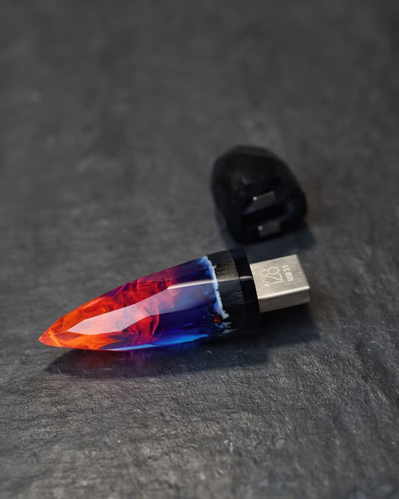 3.1 U 盤 Aurora Borealis Glow in the Dark 刻字 U 盤 3.0 USB