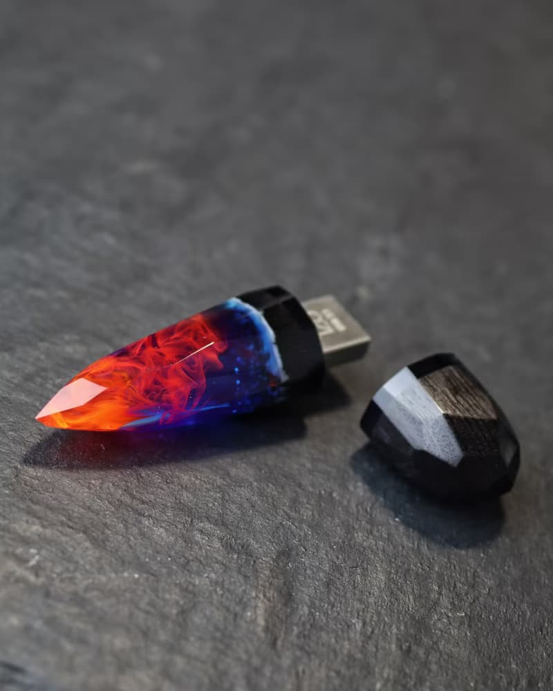 3.1 U 盤 Aurora Borealis Glow in the Dark 刻字 U 盤 3.0 USB