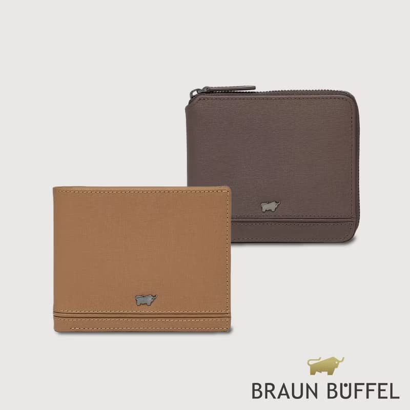 【滿3999送鑰匙圈】維克多-D 卡夾-淺棕/BF512-151-CS