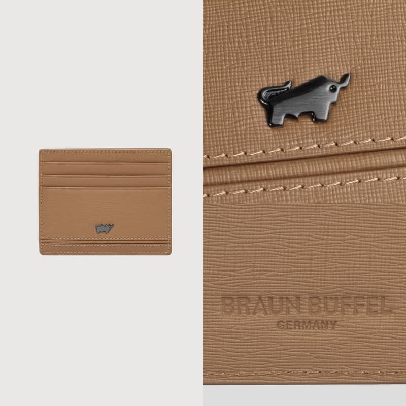 【滿3999送鑰匙圈】維克多-D 卡夾-淺棕/BF512-151-CS