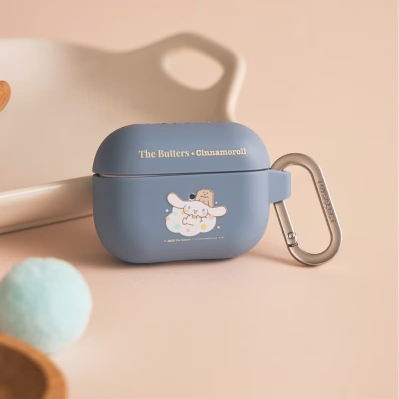 奶油家族x大耳狗悠閒雲朵強悍防摔AirPods保護套