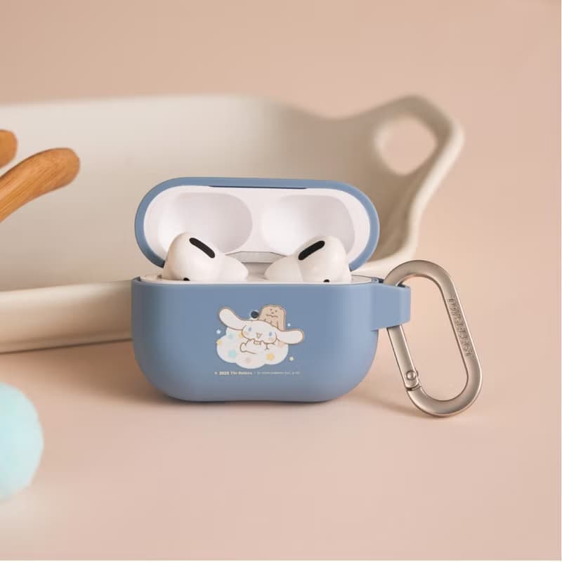 奶油家族x大耳狗悠閒雲朵強悍防摔AirPods保護套