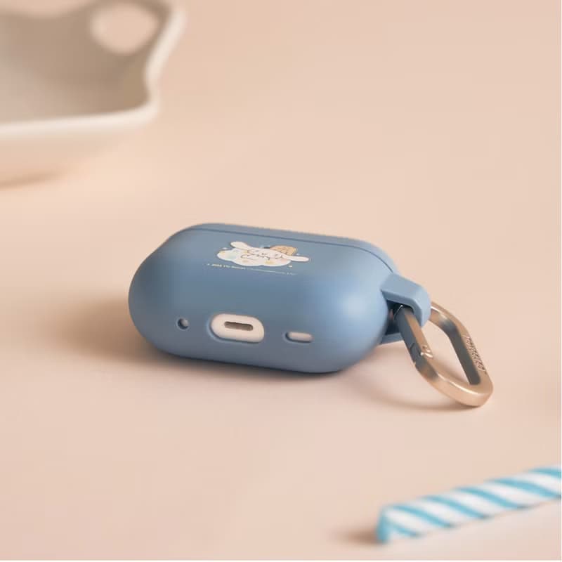 奶油家族x大耳狗悠閒雲朵強悍防摔AirPods保護套