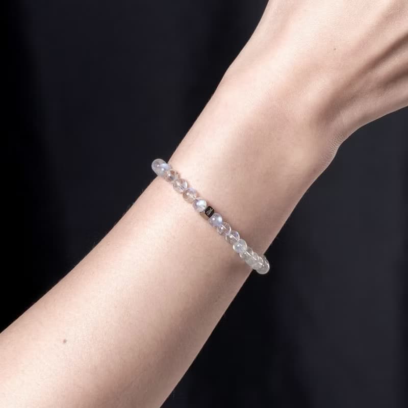 頂級強藍月光石 | 天然能量手串 | 5.5-6.0mm  D14301