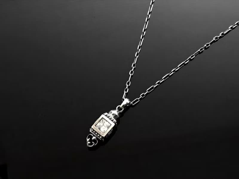 【銀鍊系列】義大利大小方格銀鍊 Silver 925 純銀/細版