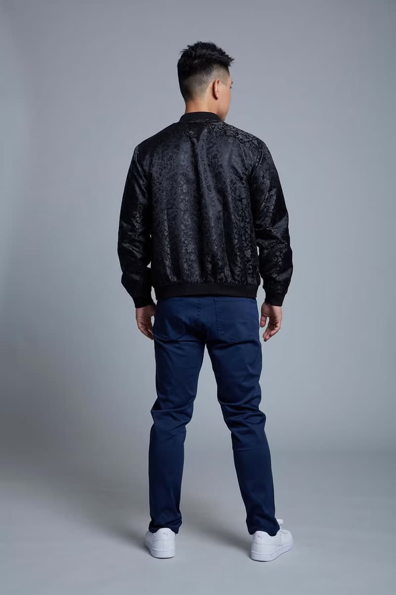 中式錦緞唐裝飛行員夾克 | 父親節禮物 | 男裝外套 | 香港設計