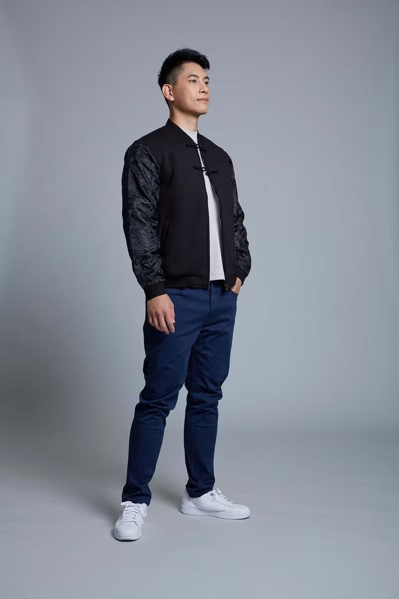 中式錦緞唐裝飛行員夾克 | 父親節禮物 | 男裝外套 | 香港設計