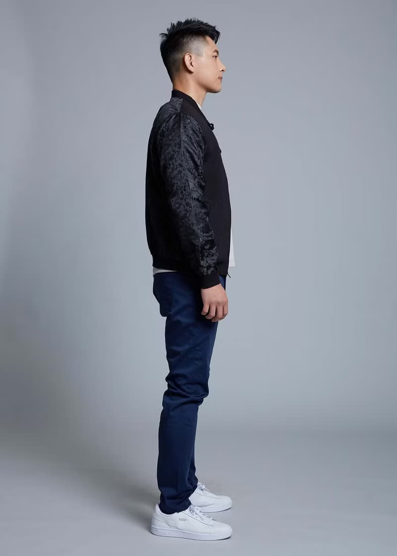 中式錦緞唐裝飛行員夾克 | 父親節禮物 | 男裝外套 | 香港設計