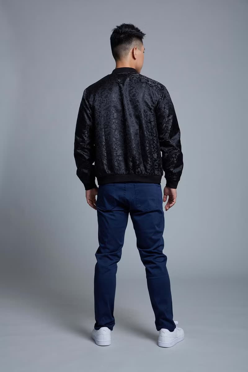 中式錦緞唐裝飛行員夾克 | 父親節禮物 | 男裝外套 | 香港設計