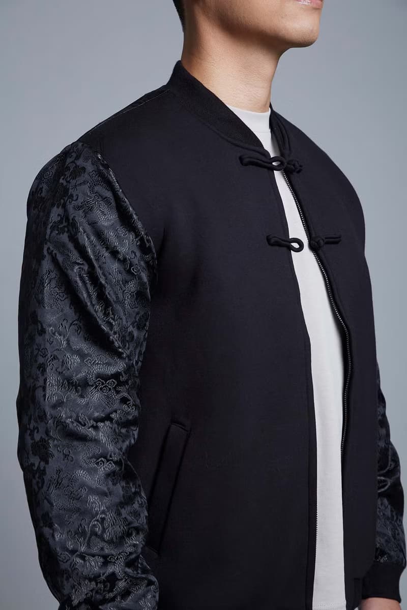 中式錦緞唐裝飛行員夾克 | 父親節禮物 | 男裝外套 | 香港設計