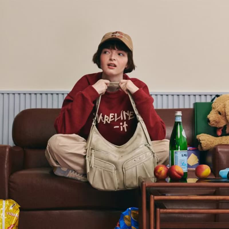 韓國品牌 SQUARE line Cabara 手提上肩袋S064
