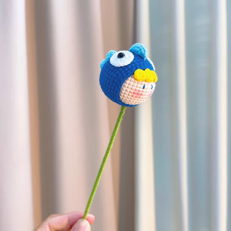 雙魚座鉤織花束