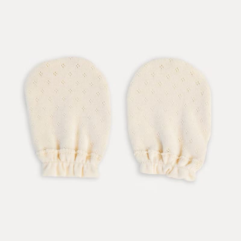 寶寶手套 有機棉洞洞款