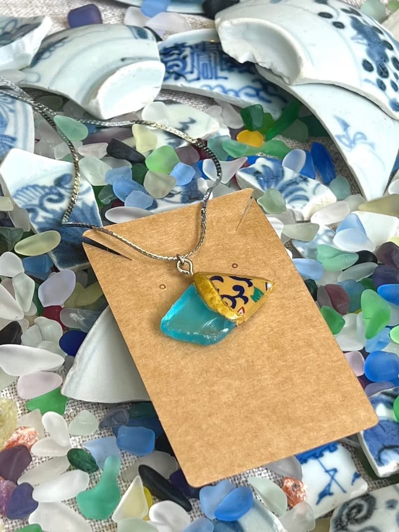 海玻璃&海瓷器&水晶礦石金繼首飾