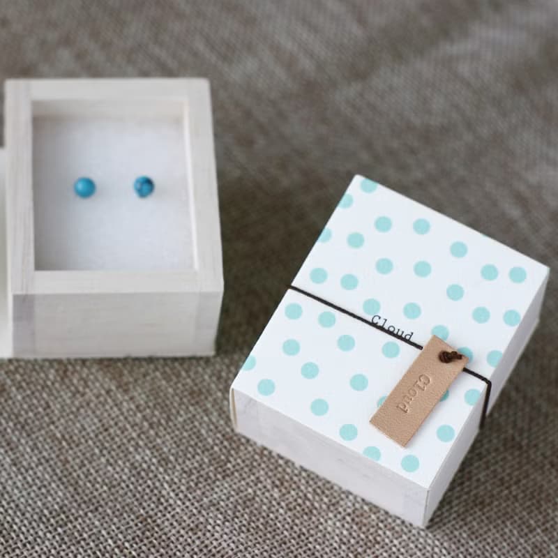 Tile Stone Necklace 925 Sterling Silver September Birthstone