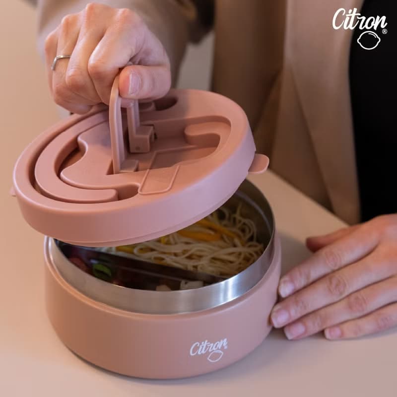 快速出貨【Citron】三層食品保溫罐(大)_多款可選