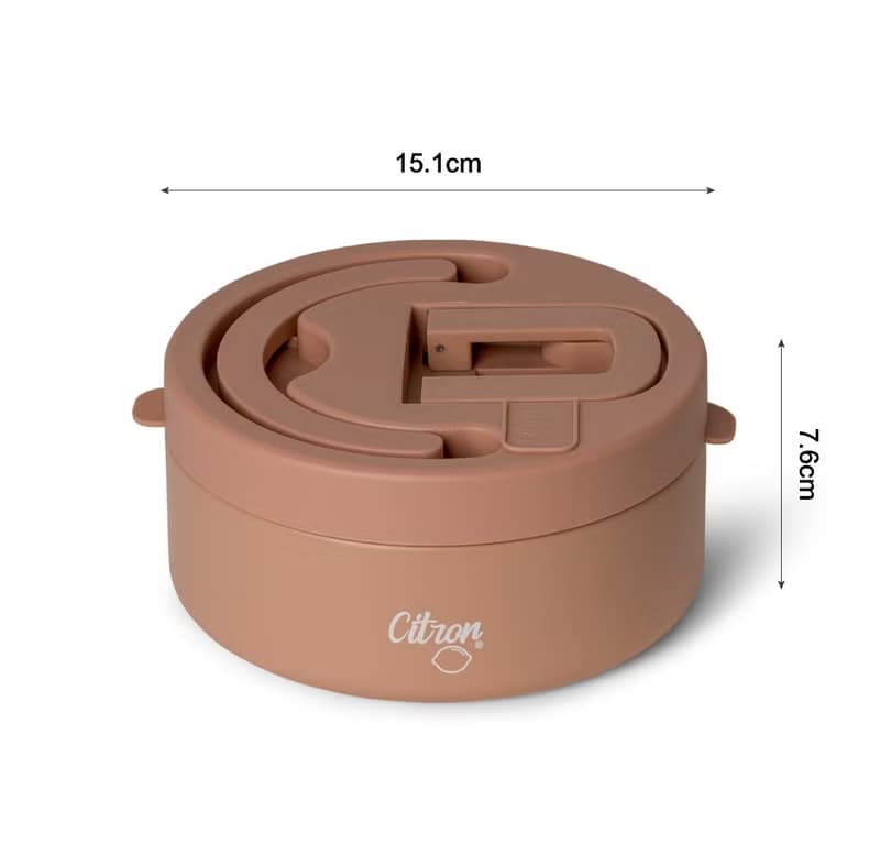 快速出貨【Citron】三層食品保溫罐(大)_多款可選