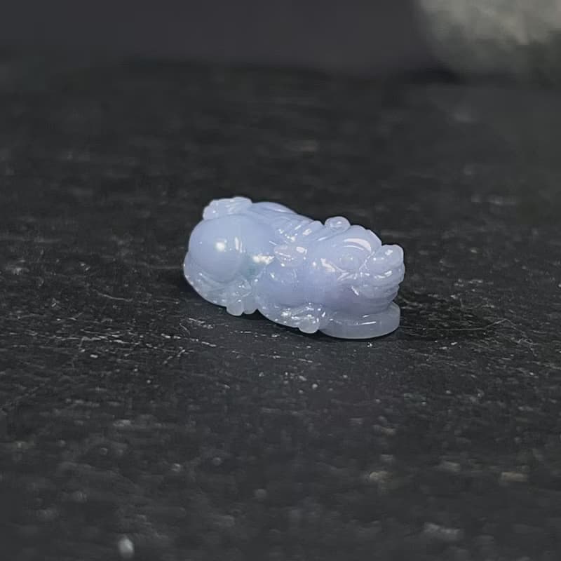 【招財神獸】紫羅蘭翡翠貔貅 | 天然緬甸玉翡翠A貨 | 送禮