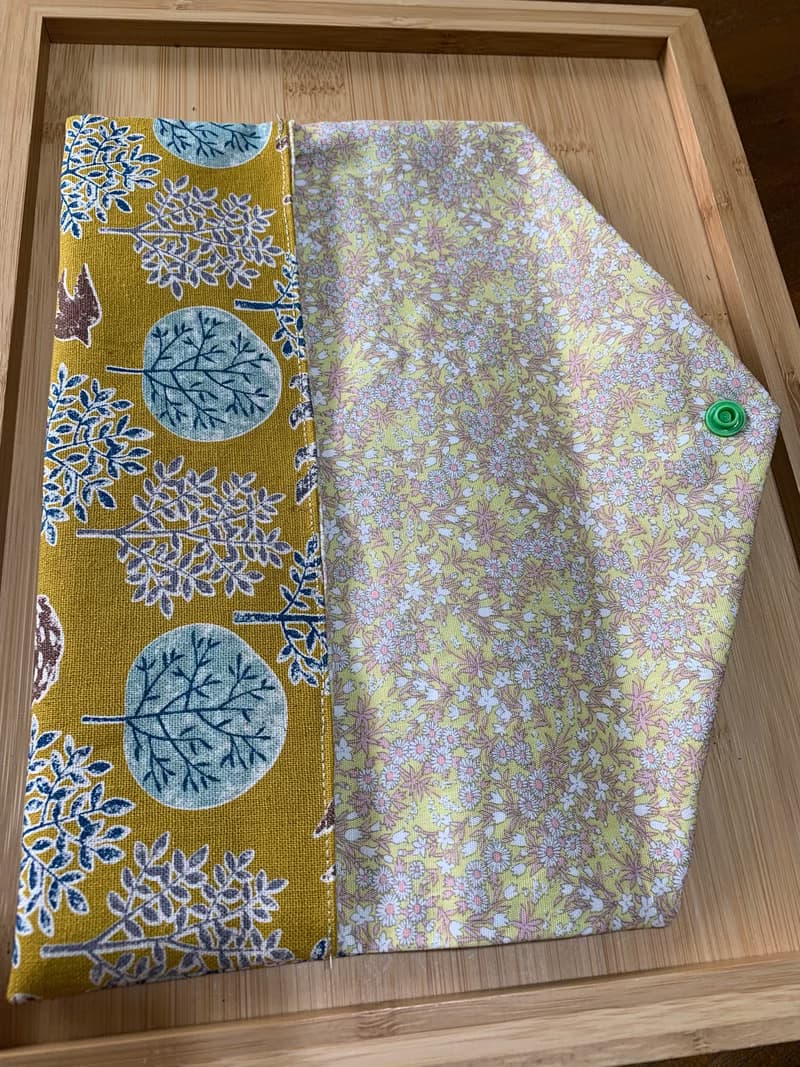 文青風環保純棉筷袋 ~ 竹林深處 耀眼黃 潮物 收納 手作餐具袋 禮