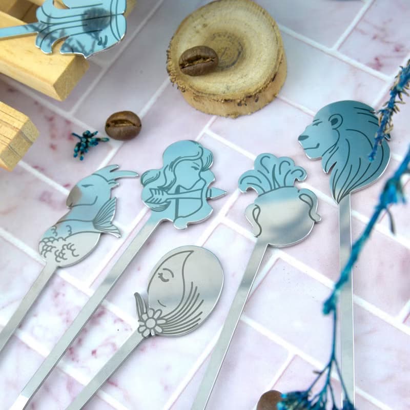 Desk+1質感食器  12星座攪拌匙