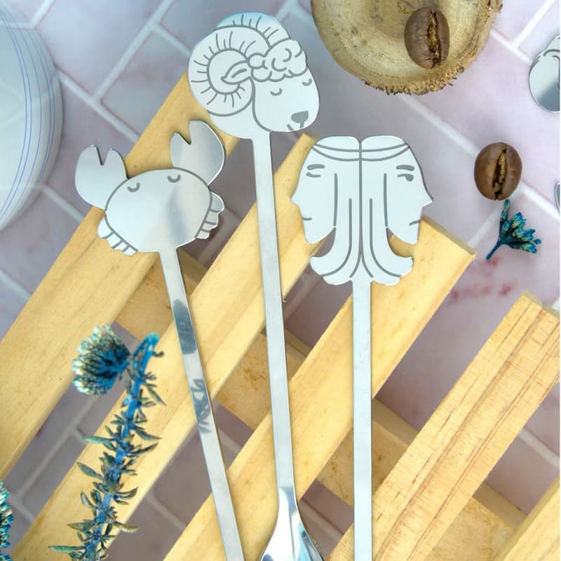 Desk+1質感食器  12星座攪拌匙