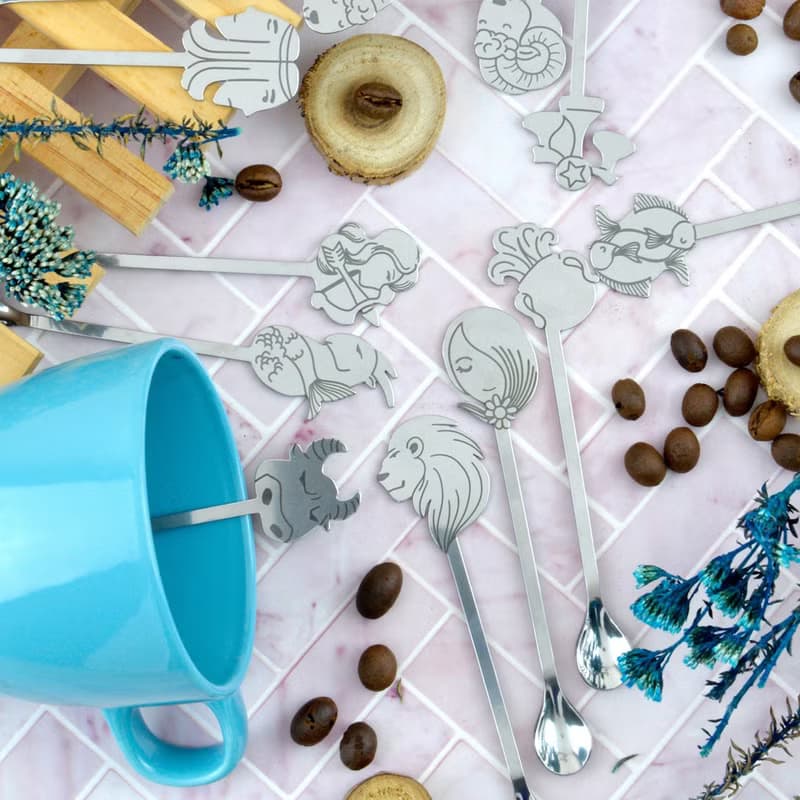 Desk+1質感食器  12星座攪拌匙