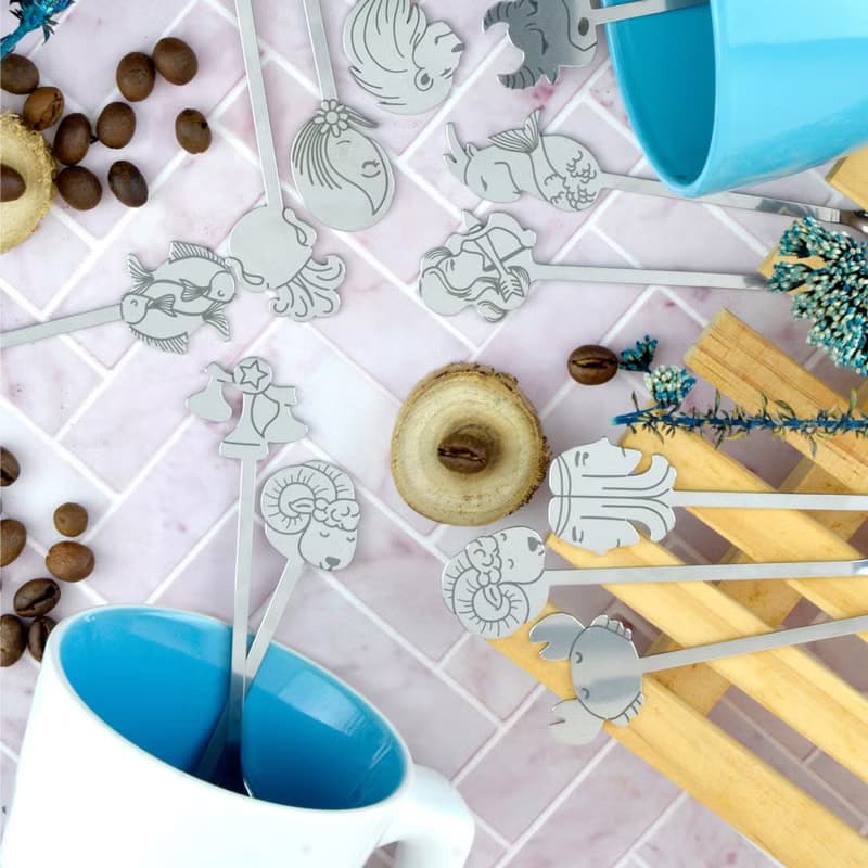 Desk+1質感食器  12星座攪拌匙