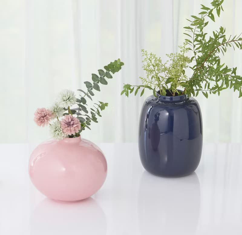 camino FRANCIA 粉彩雙色花瓶 瓷器 陶瓷 花器 器皿 擺飾