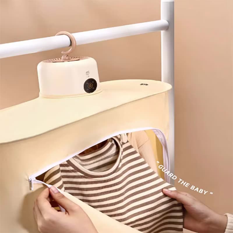 【免運】家用小型烘衣服紫外線消毒可折疊乾衣機 一覓
