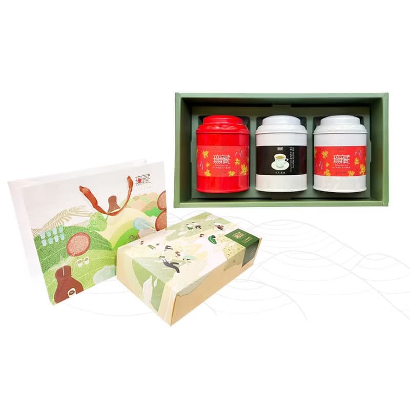 【公益茶葉禮盒】無藏 臺茶紅茶 三入大罐裝綜合茶禮(1散茶+2茶包