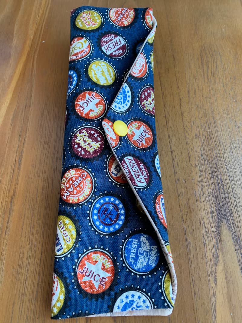 文青風環保筷袋 ~童年 生活 日系 收納包 手作餐具袋.禮物