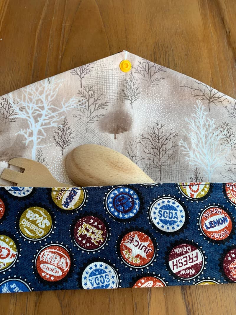 文青風環保筷袋 ~童年 生活 日系 收納包 手作餐具袋.禮物