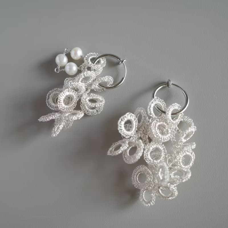 Full Bloom – 耳飾4件套組 銀色