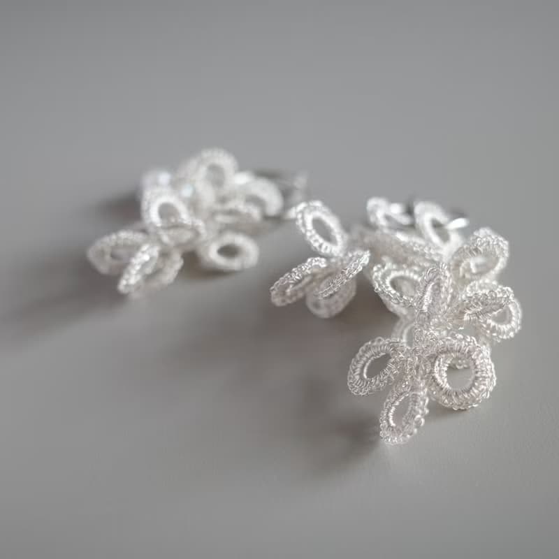 Full Bloom – 耳飾4件套組 銀色