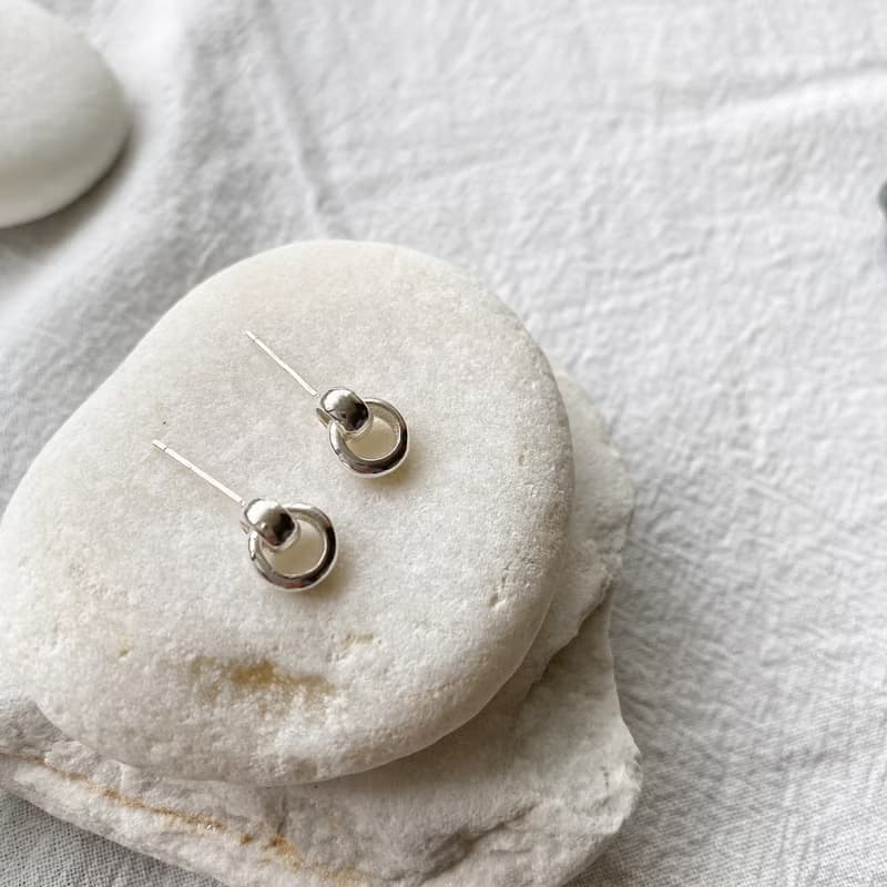 記得 純銀耳環/ 日常上班款