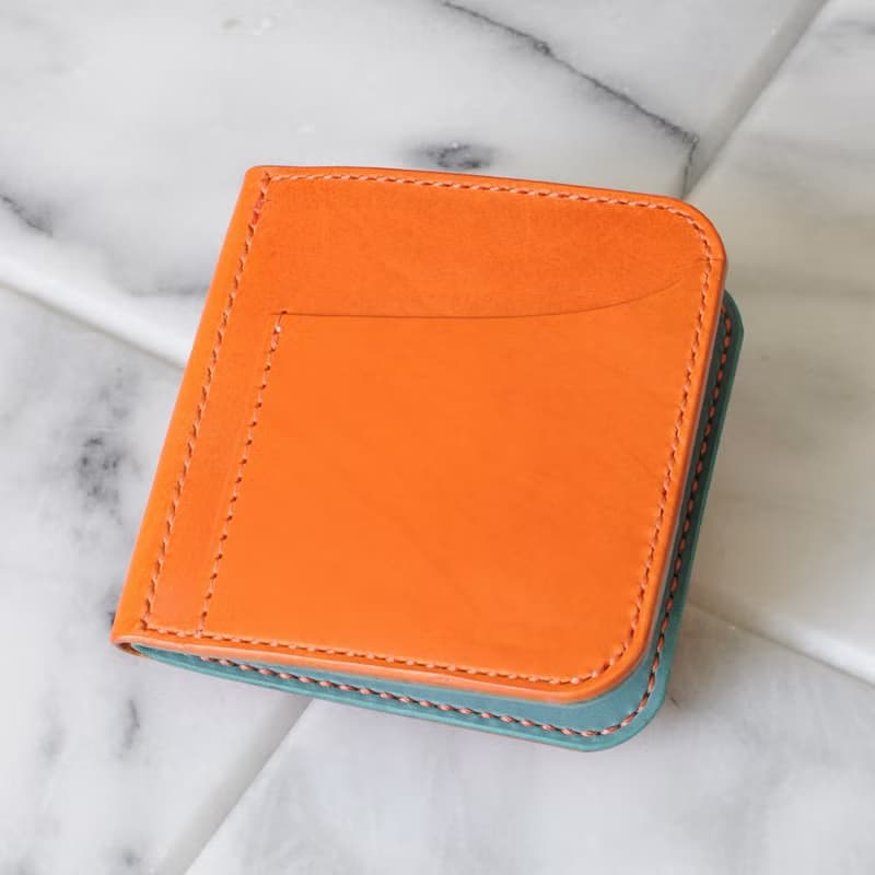 マネークリップの折財布B　No.4　ブッテーロ